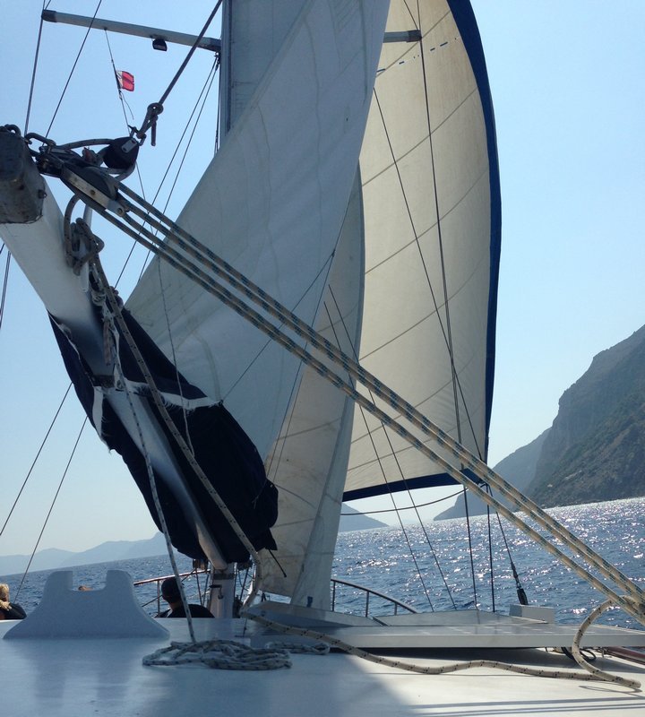 Sailing yachts in the Sporades & Ionian Seas