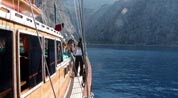 Sailing into Butterfly Valley