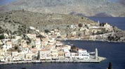 Main Harbour on the Greek Island of Simi