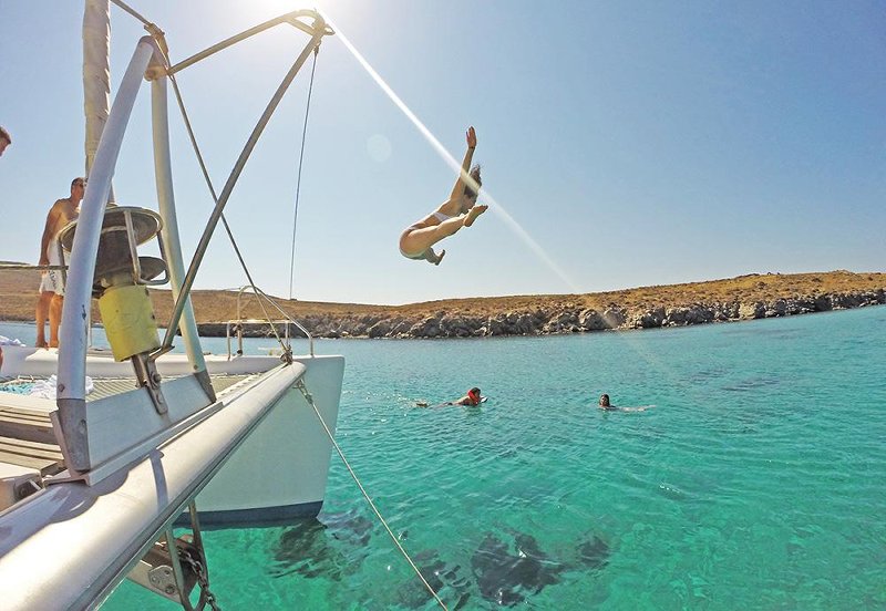 Quiet places to swim in Greece