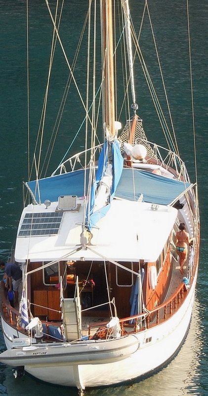 Sailing in Greece on board S/Y Irina