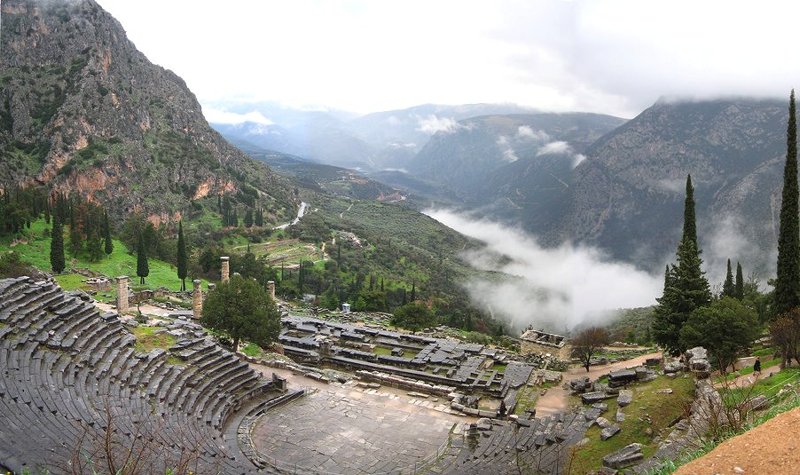 View from the top of Delphi