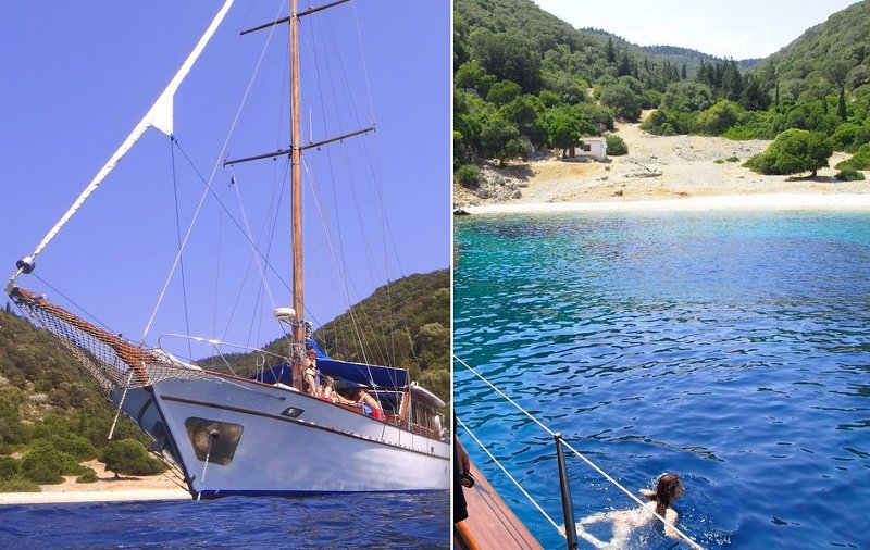 Secluded Greek bays