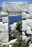 Fortification gate at Loryma, southwest Turkey