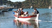 Local boat at Kekova, Lycia, southern Turkey