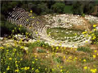 Ancient theatre at Stratonikeia, in Carian Turkey 