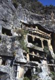 Rock-cut temple tomb, Fethiye, southern Turkey
