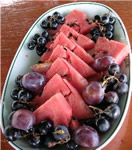 Fresh fruit makes for a mouthwatering dessert