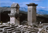Xanthus theatre and tombs, Lycian Turkey