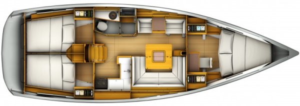 Jeanneau 409  layout