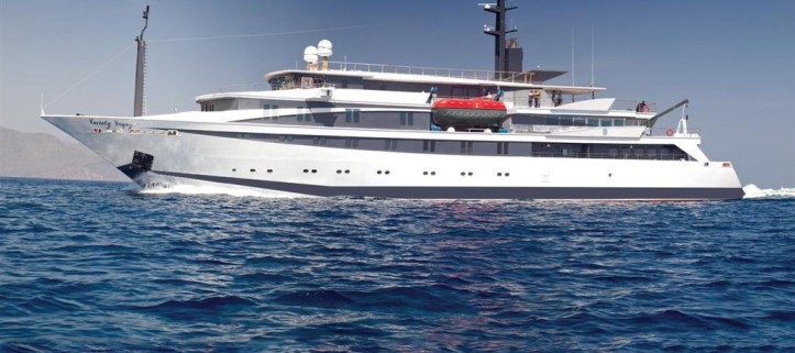 cabin charter on a large motor yacht